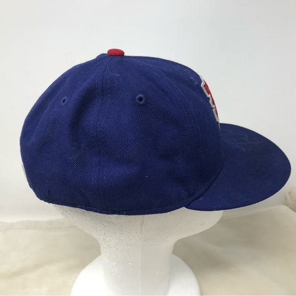 Round Rock Express Hat Cap Size 7 Blue New Era 59Fifty MiLB Baseball Signed #35 - Picture 4 of 8